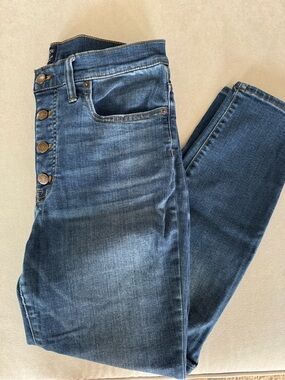 J. Crew Women's Skinny Jeans - Medium Blue Wash
